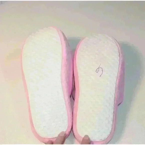 Betty Boop XOXO Pink Heart Embellished Glitter, Pink Slippers, Woman's, Size S - Picture 6 of 7
